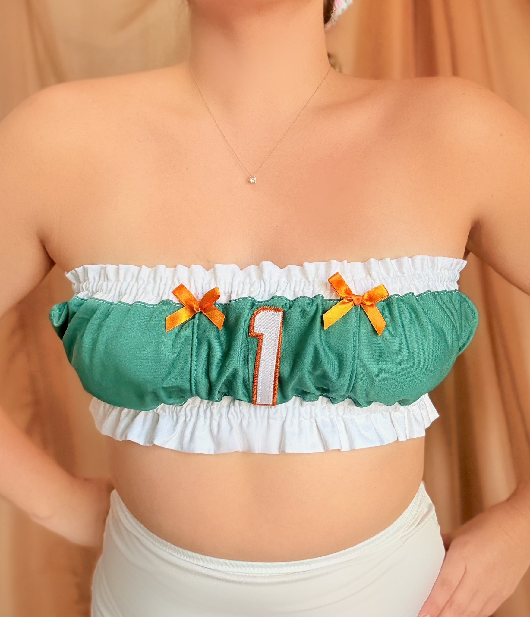 The Cheerleader Top (white trim)